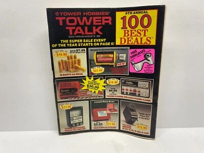 Vintage 1990 Tower Hobbies Tower Talk 88 Page Color Catalog. - Image 1 of 3