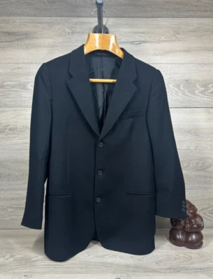 Emporio Armani * Blazer Traje Chaqueta Hombre Lana Negro Talla 44R Hecho en Italia Foto 1 de 4