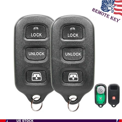 2 For 2001 2002 2003 2004 2005 2006 2007 2008 Toyota Sequoia Remote Key Fob - Image 1 of 4