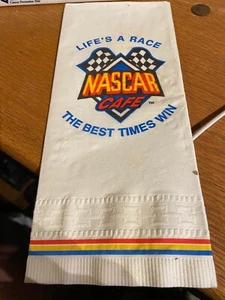Nascar Cafe Racing Napkin from Las Vegas - Picture 1 of 2