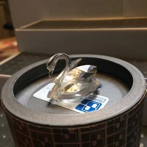 Swarovski Silber Kristall Schwan 7633 NR 050 mit Original Box - Bild 1 von 1