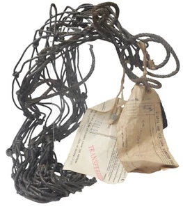 1960s British Army Tarred Haynet Sealed Standard Pattern, Military Horse hay net - Picture 1 of 6
