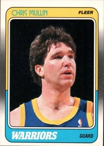 1988-89 Fleer #48 Chris Mullin Golden State Warriors Basketball Card E190 - Bild 1 von 2