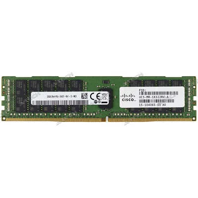 Cisco 32GB DDR4-2400 REG RDIMM UCS-MR-1X322RV-A 15-104065-01 Server Memory RAM - Image 1 of 2