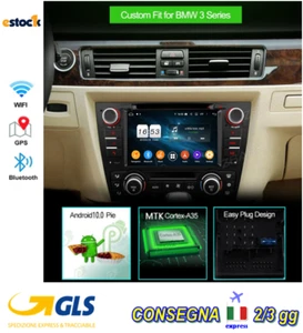 CAR TABLET AUTORADIO per BMW E90-E91-E92-E93 ANDROID 10 NAV 2GB-16gB GPS CAMBUS - Foto 1 di 9