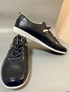 Creative Recreation Navy/White Sneaker Schuhe, Leder Wildleder silber gestreift Gr.13 - Bild 1 von 8