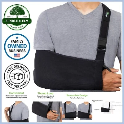 Lightweight Adult Sport Arm Sling Medical Support Rotator Cuff Shoulder - Image 1 of 4