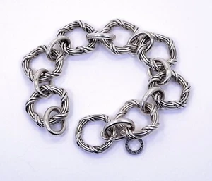 Pulsera clásica de plata de ley de Peter Thomas Roth de la firma - Imagen 1 de 5