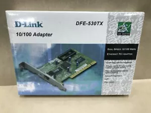D-Link DFE-530TX 10/100 MBPS Ethernet PCI Adapter - Brand New - SEALED - Picture 1 of 3
