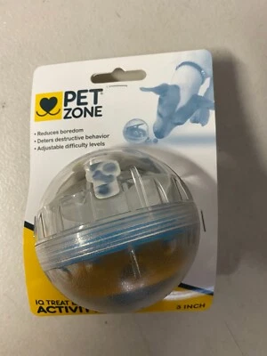 Pet Zone IQ Treat Ball – Adjustable Dog Treat Dog Ball & Treat Dispensing Dog... - Image 1 of 2