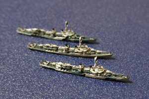 1/3000 scale USS Fletcher-class 3D printed model (5set)