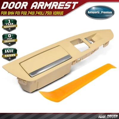 Panel interruptor puerta conductor trasero beige con palanca para BMW F01 F02 740i 740Li 750i Foto 1 de 4
