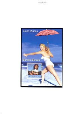 GUINEA BISSAU 2001-FAMOUS POEPLE -MARILYN MOMROE +OTHER - 5 x BL **  - Imagem 1 de 4