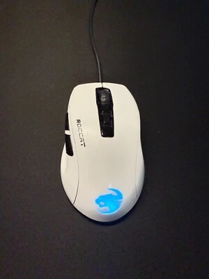 Roccat Kone Pure Ultra Gaming Mouse - White - with mouse bungee - Image 1 of 4