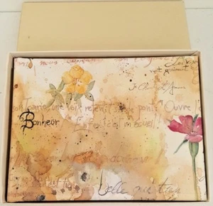 C.R. Gibson Flowers and Poems Guest Book Space 1000 Guests - Picture 1 of 4