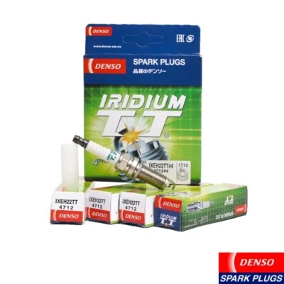 全新 4 件套 Denso 铱 TT 火花塞 适用于讴歌 本田 马自达 日产 Subaru L4 — 第 1/4 张图片