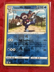 Pokemon - Galarian MR RIME - 035/163 - Reverse Holo Rare - Battle Styles - NM/M - Picture 1 of 7