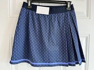 Lady Hagen Side Split Skort Women’s S Blue Argyle Golf Tennis Preppy Athletic - Picture 1 of 14