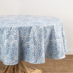Elrene Home Fashions Savannah Boho Paisley Water- and Stain-Resistant Vinyl T... - Picture 1 of 7