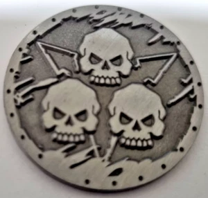 Warhammer 40k Collectible Coin Chaos Space Marines Death Guard Nurgle New Loose - Picture 1 of 1