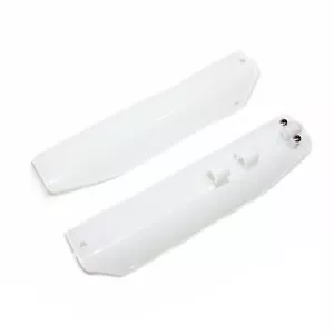 Protector guardabarros blanco de horquilla delantera 90cc 110cc 125cc 140cc PIT PRO BICICLETA DE TIERRA - Imagen 1 de 6