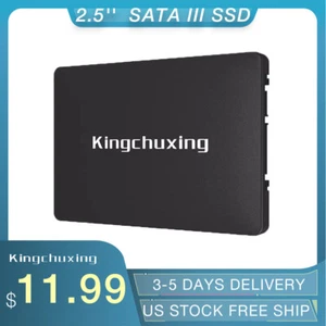 Lot de disques SSD internes Kingchuxing 1 To 512 Go 550 Mo/s 2,5" SATA III - Photo 1/12