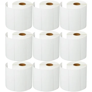 Etiquetas de envío térmicas directas 750P/R de 9 rollos 4""x2"" para Zebra 2844 Eltron ZP450 - Imagen 1 de 12