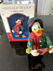 De Colección Walt Disney Co para Kurt Adler Pato Donal Caroller-Tela Maché Navidad - Imagen 1 de 13