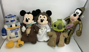 Tokyo Disneyland Star Wars Star Tours Plush Stitch Donald Mickey Minnie Goofy 02 - Picture 1 of 21