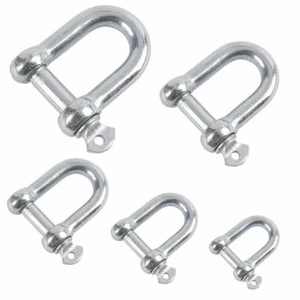 Grilletes D 5mm, 6mm, 8mm Acero Galvanizado Elevación 4x4 Barco Vela Marina - Imagen 1 de 4