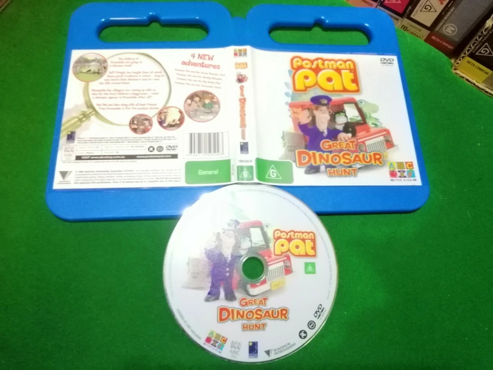 POSTMAN PAT:GREAT DINOSAUR HUNT (4 ADVENTURES!) - 2006 ABC For Kids Issue DVD R4 - Image 1 of 1