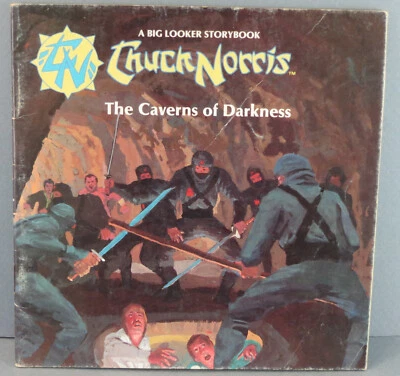 Marvel Books Chuck Norris The Caverns of Darkness A Big Looker Storybook 1986 - Image 1 of 4