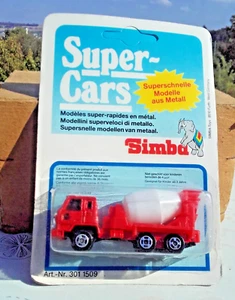 SIMBA SUPER CARS BETONMISCHER LKW 3011509 passt zu MATCHBOX OVP BOX MOC VINTAGE - Bild 1 von 5