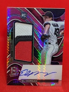 2022 Spectra Neon Pink Prizm Eli Morgan #149 Rookie Patch Auto **16/49** - Picture 1 of 2