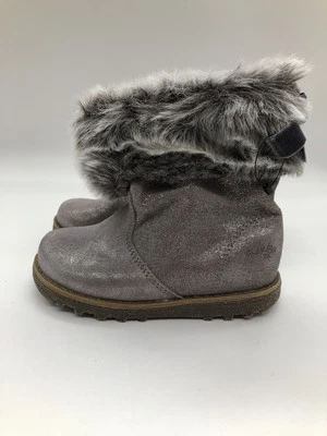 Next Botas de bebé SK/719 cuero auténtico gris/plata 23 - Imagen 1 de 4