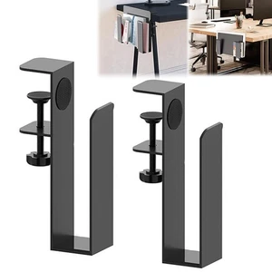 Laptop Organizer Rack Notebook Stand Laptop Mount Organizer with for Desk - Afbeelding 1 van 10