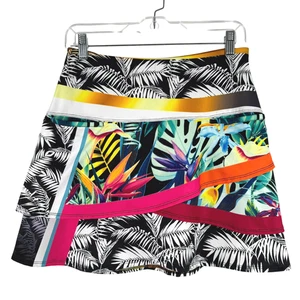 Lucky In Love Tennis Skort Rock Small Leaf Print Pickleball Golf SSS-2084 - Bild 1 von 8