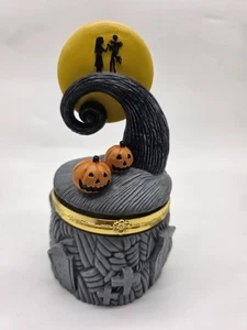 Disney's Nightmare Before Christmas Jack & Sally Schmuckkästchen Figur Neu - Bild 1 von 13