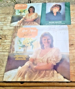 ROSE MARIE "JUST FOR YOU" LP & 2 x 7" SINGLES ALL SIGNED! - Picture 1 of 3