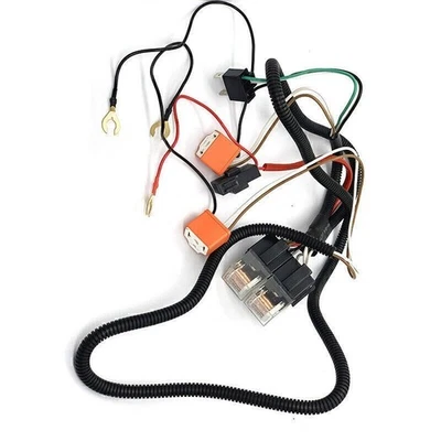 Professional H4/9003 Headlight Booster Wire Harness Connector Relay Fuse Socket - Image 1 of 4