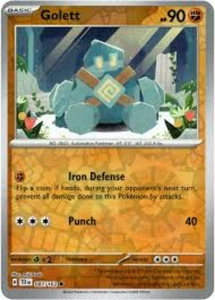 Golett Temporal Forces Pokémon TCG 087/162 Reverse Holo Common  - Picture 1 of 1