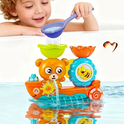 Badespielzeug Kinder Badewannen Wasser Spielzeug Badewannenspielzeug ab 1-4 Jahr - Bild 1 von 4