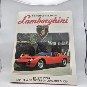 The Complete Book Of Lamborghini By Pete Lyons Good Condition - Picture 1 of 10