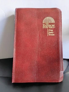 Rainbow Study Bible NIV Bold Line Edition Burgundy Faux Leather Cover - Imagen 1 de 23