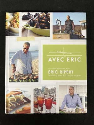 SIGNED Avec Eric, a Culinary Journey, Eric Ripert HC 2010 LN Smoke Free Foto 1 de 4
