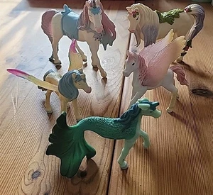 Schleich Einhorn, Bayala, 5 Stück, bespielt, Adventskalender, 70565, 70569,  - Bild 1 von 17