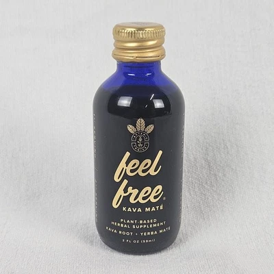 Feel Free Kava Maté 2oz Bottle by Botanic Tonics Exp 06/26 NEW Factory Sealed  - Image 1 of 4