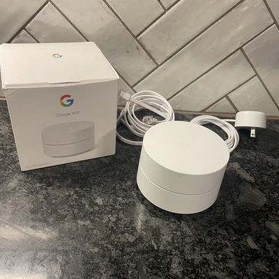 Google Wifi - AC1200 - Mesh WiFi System Wifi Router  1500 Sq Ft Coverage 1 pack - Image 1 of 4