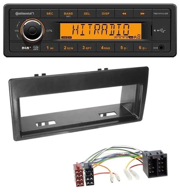 Continental 1DIN DAB MP3 AUX USB Autoradio für Citroen Xantia (1999-2003) - Bild 1 von 4