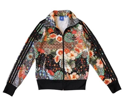 Chaqueta de pista Adidas para mujer Jardim Agharta Farm Firebird Trefoil talla X-pequeña Foto 1 de 4